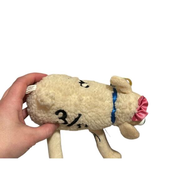 Vintage 2000 Serta Counting Sheep Lamb 3/8 Stuffed Plush Curto Toy 7” - Picture 6 of 11